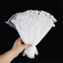 Tulip Rose Pearl Mesh Packaging Tulle Roll For Flower Bouquet Gift Bobo Balloon Birthday Party Wedding Anniversary Gift Wrapper - Multicolor - View 5