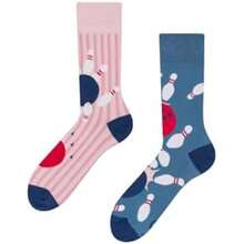Dedoles Calcetines Unisex Hombre Mujer y Niños Algodón muchos diseños divertidos Fútbol Bicicleta Caballos Plantas Bombero Regalo diferente izquierda derecha(10-12 Juego de bolos) - Multicolor - Ver 2