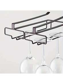 Iron Wine Rack Glass Holder Hanging Bar Hanger Shelf Stainless Steel Wine Glass Rack Stand High Quality Useful Paper Roll Holder - Multicolor - View 3
