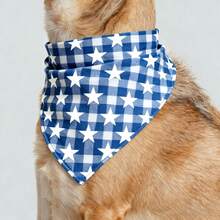 1pc Pet Scarf Bib Bandana, Floral Cute Bow Tie Bib For Dogs - Multicolor - View 13