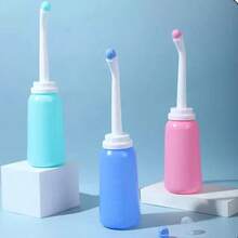 1PC Peri Bottle Portable Travel Bidet Leakproof Perineal Douche Spray Bottle,Portable Douche Feminine Cleaner,Travel Large Capacity Portable Handheld Bidet,500ML