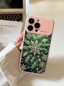 Elegant Christmas Snowflake & Pine Needle Pattern Phone Case, Latest ...