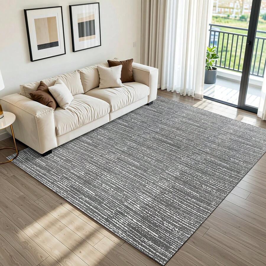 Handmade Jacquard Non-Slip Living Room Rug 3.00 X 2.00 Mixed Pattern - 灰色 - 查看 1