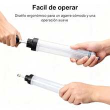 Bomba Extractora de Aceite, 500 Ml de Manual de Cambio de Fluido Extracción la Extracción Jeringa de la Jeringa de la Jeringa con Tubería para Equipos Agrícolas Botes de ATV - 1 - Ver 2