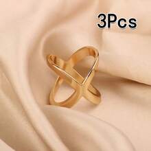 1个/2个/3个/5个/10个装 X形围巾扣头带夹，服装胸针蝴蝶结围巾包包围巾扣，腰带结围巾扣披肩扣胸针十字蝴蝶结围巾包包夹领扣，送给亲朋好友的礼物