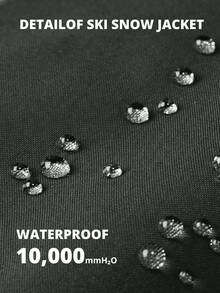 CAMEL CROWN Men's Ski Jacket Winter Warm Snow Coat Waterproof Windbreaker Hooded Work Outerwear Snowboarding Jackets - Green - View 5