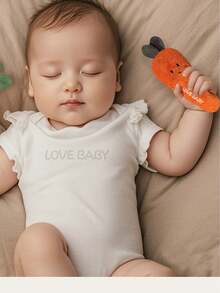 1-pack tygboksset för bebisar, set med böcker om tyst tandsprickning, tygböcker för barn, tygböcker för småbarnspedagogik, klistermärkesböcker för kognitiv upplysning, komfortdockor och kognitiva grönsaksdockor - Multifärgad - Visa 4