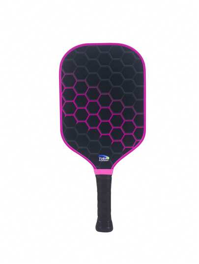 TUBAO Paleta de pickleball de fibra de vidrio de 16 mm de grosor - Rosa/Azul, adecuada para adultos, adolescentes y jugadores avanzados. Cumple con los estándares USAPA y ASTM, equilibrando potencia y control. Mango ergonómico antideslizante, punto dulce talla grande grande. ¡Adecuado para entrenamiento en interiores/exteriores!