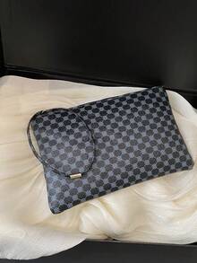 BAILEE Einteiler: Modischer Stil, Lässig Stil, Preppy Stil, Business-Casual. Leicht, tragbar, wasserdicht, abriebfest, farblich abgesetztes PVC-Material mit Reißverschluss. Damen Handtasche, Aktentasche, Pendlertasche, geeignet für den Arbeitsweg, Urlaub, Outdoor-Veranstaltungen und als Geschenk. Diese Tasche kann Ihren Stil aufwerten.