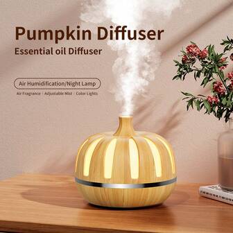 300毫升小型冷雾加湿器，空气加湿器，精油香薰机，超声波香薰机，带7色灯光，静音运行，定时功能，适用于家庭、房间、卧室、办公室