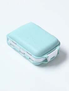 Personalized Custom New Small Medicine Box Creative Portable Folding Three-Layer Medicine Box Plastic Partition 8-Grid Tablet Box - Multicolor - View 8