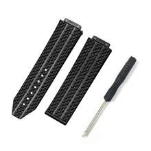 NEW 24mm Silicone Watch Band Wrist Straps Replacement & Tool - Black - View 7