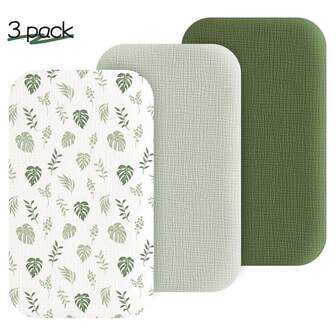 Muslin Bedside Sleeper Bassinet Fitted Sheets, Baby Sheet For Boys & Girls, Soft, Compatible With Baby Delight, Dream On Me, AMKE And Other Rectangle Mattress