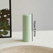 1支直径1.97英寸的豌豆绿齿轮形香氛大豆蜡烛，无烟烛台，装饰蜡烛套装，蜡烛装饰，送给闺蜜的礼物，送给她的礼物，冬季礼物，家居装饰蜡烛，节日礼物，生日礼物，婚礼装饰，结婚礼物，营造氛围 - 彩色 - 查看 18