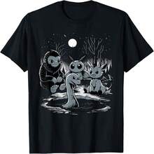 Cryptid Shirt Bigfoot Loch N Monster Motan Jersey Devil T-Shirt - 黑5 - 查看 1