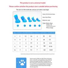 4pcs/Set S/M/L/XL/XXL Cat & Dog Outdoor Ankle Boots, Pet Waterproof Rain Shoes, Non-Slip Rubber Boots, Pet Accessories, Pet Waterproof Shoes, Soft Bottom Won't Fall Off Dog Paw Covers, Pet Warm Shoes For Autumn/Winter - Multicolor - View 3
