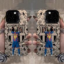 Funda para Teléfono con la Estrella del Fútbol Y-Y-Yamal No.10 Compatible con Modelos de for 17, 16E, 16, 15, 14, 13, 12, 11 Mini, Pro, Max, Air, X, XR, XSMAX, 8 y 7 Plus, Diseñada a Prueba de Golpes con Acabado Mate, Funda de Fútbol para Te Carcasa de fútbol para iPhone, funda para teléfono para hinchas, regalo de navidad y Christmas ideal para fanáticos del fútbol, funda deportiva para niños y adultos, accesorios para celular para partidos, escuela, entrenamiento y uso diario, case para coleccionistas y amantes del deporte - Color 1 - Ver 7