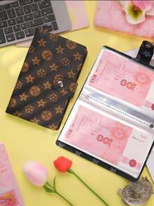 100pcs Envelope Value Challenge Refillable Binder, Money Saving Binder, Multi-Functional Binder Pouch, Portable Storage Bag, School Supplies, Back To School, Holiday Gift, Holiday Essentials, 100 Days Money Saving Plan - Multicolor - View 4