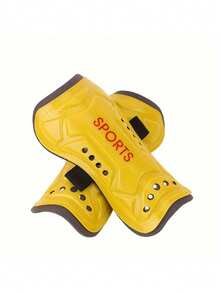 1 Pair Adult Soccer Shin Guards, Breathable Professional Football Leg Protector With Strap, Anti-Slip - Multicolor - View 8