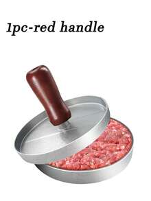 1pc Round Hamburger Patty Maker, Homemade Burger Patty Mold, Sandwich Press Tool, Reusable Non-Stick Silicone Paper