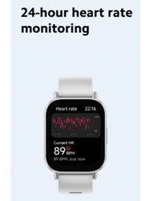 Xiaomi Redmi 5 Active Smart Watch, Step Counter Watch For Women Men With 2" LCD Large Display, 140 Sports Modes, 5ATM Waterproof (Active-Silver) - 銀色 - 查看 6