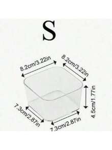 8pcs Transparent Acrylic Makeup Organizer Box With Drawers, Dividers And Compartments, Desktop Office Stationery Storage Box, Home Desk And Drawer Organizer - Multicolor - View 12