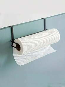 حامل ورق التواليت الخشبي الريفي الريفي مع رف - تصميم أنابيب صناعي، رف ورق حمام مثبت على الحائط - متعدد الألوان - مشاهدة 6