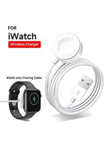 SIMSONLAB 2025 Upgraded Compatible With Apple Watch Charger Magnetic Fast Charging Cable, USB Charger Cable [Portable] Magnetic Wireless Charging Compatible With Apple Watch Series 1(Produced After October 2016)/2/3/Other Official Style