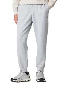 CAMEL CROWN Men's Sports Pants Spring Cotton Knit Sweatpants Black Loose Drawstring Casual Long Pants - Light Gray - View 6