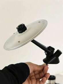 Car Tambourine – Tool-Free Installation, With Ventilation Holes/Stand Clamp, Suitable For All Car Models, Compact And Stylish Accessory For Drummers And Music Lovers, Metallic Finish, Sturdy And Durable - Multicolor - View 10