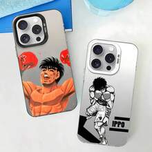 Funda de Teléfono I-Ippo Makunouchi para 17 6 15 14 13 12 11 Pro Max Plus Funda de Teléfono Plateada Colorida - Z2 - Ver 5