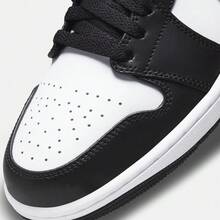 男款 Air Jordan 1 Low 篮球鞋，款式：553558-040 - 黑色 - 查看 7