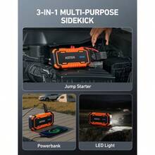 P12 Car Battery Jump Starter Power Bank 6000A, Portable Car Battery Booster Jump Starter Power Bank For 12V Cars (... - B0FB2VYTPN - View 7