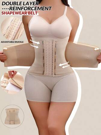 1 st. magkontrollbälte för kvinnor, midjetränare, magkontroll, shapewear, kroppsformare för kvinnor, magkontrollbälte, postpartum kroppsformande midjebandage