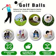 4 Pezzi Palline da Golf Divertenti per Uomo, Umorismo per Adulti, Set Regalo Novità per Golfista, Perfetto per Papà, Fidanzato, Colleghi, Palline da Pratica Professionali Uniche per Amanti del Golf, Regalo Perfetto per la Festa del Papà, Natale, Compleanno - UNO STILE - Visualizzare 4