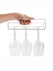 Iron Wine Rack Glass Holder Hanging Bar Hanger Shelf Stainless Steel Wine Glass Rack Stand High Quality Useful Paper Roll Holder - Multicolor - View 4