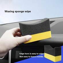 10pcs Cleaning Sponge Brush For Car Wheel Tire Wash Wipe Water Suction Sponge Pad Wax Polishing Tyre Brushes Tools - 10pcs - View 2
