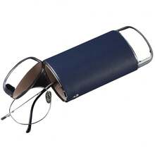 E88 Electroplated Metal Myopia Glasses Box, Portable, High-End Creative, Anti Pressure Reading Glasses Storage Box, Travel Glasses Case - Multicolor - View 12