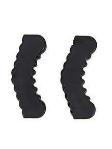 2pcs/Set Automotive Floor Jack Rubber Block Supports, Rubber Pad Blocks For Car Jack Stand, Durable Black Rubber For Vehicle Lifting, Easy Installation And Reduced Friction On Metal Surfaces, Vehicle Maintenance Tool, Sleek Design, Sturdy Construction - Multicolor - View 3