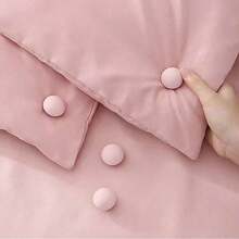 4个/5个/6个装 方便创意蘑菇形被套夹，双按压床单固定器 - 彩色 - 查看 11