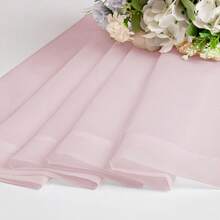 OWEINE Sheer Curtains 78 Inches Long 2 Panels Set, Rod Pocket Fimly Voile Solid Blush Window Curtain Panels For Living Room Bedroom, Soft Voile Sheer Curtains & Drapes, Total 78 Inches Width,42inchWx78inchL(Packof2),Blush - 臉紅 - 查看 7