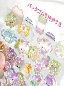 Kawaii Mini Animals Cartoon 3D Puffy Stickers Cute Scrapbooking DIY Journal Stationery Sticker For Mobile Phone Case - Multicolor - View 7