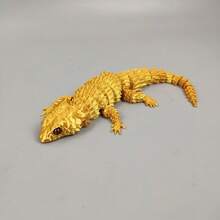 Figurină dinozaur șopârlă blindată imprimată 3D, ornament decorativ cu articulații articulate, cadou unic, meșteșug creativ - Multicolor - Vizualizare 10