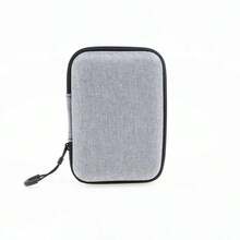 1pc Double-Layer Electronics Organizer Bag - Portable Charger, Cable & Accessory Storage Case, Polyester Travel Pouch For Chargers, Power Banks, USB Drives, Earphones & Hard Drives, Electronics Travel Case For Summer Holiday Travel, Outdoor Activities Cable Organizer Travel Essentials