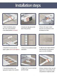 1pc Cabinet Nadd-Free Retractable Storage Divider Kitchen Partition Board Dormitory Cabinet Cabinet Tiered Shelf Bathroom Shelf Decorations Decor Festival Decor Room Decor Home Decor Decor Bedroom Decor Dress Pants Shoes Jeans Boots Skirtbedroom,Organizer,Organizer,Home Storage - Multicolor - View 7