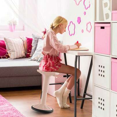 Lifezeal Kids Active Motion Stool Ergonomic Wobble Chair With Adjustable Height