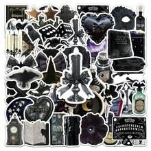50pcs Gothic Style Stickers, Dark Aesthetic Stickers, Dark Academia Sticker Set, Waterproof Vinyl Stickers Suitable For Envelopes, Water Bottles, Computers, Laptops, Phones, Luggage, Notebooks, Refrigerators, Etc. - M - View 2