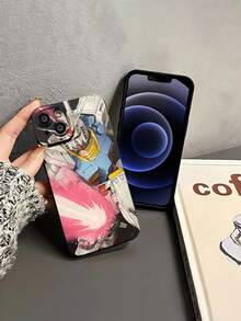 Funda para teléfono Gundam Battle Blast: Protege tu dispositivo con estilo. Compatible con teléfonos ,  17,  16 Pro Max,  15 Pro Max,  13 y  12. Fabricada en TPU para una protección total contra golpes y caídas. Un regalo fantástico para fans del anime, amigos, cumpleaños y ocasiones especiales. - Negro - Ver 4