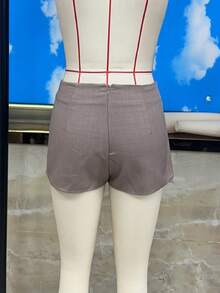 Y2k Micro Mini Shorts For Women Low Rise Booty Shorts Hot Pants Cute Going Out Bottoms Party Club Streetwear - trắng - Xem 6