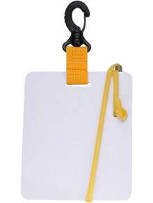 Pizarra de escritura para buceo, pizarra subacuática con clip giratorio y lápiz óptico para deportes acuáticos, buceo y natación. - 1 - Ver 5